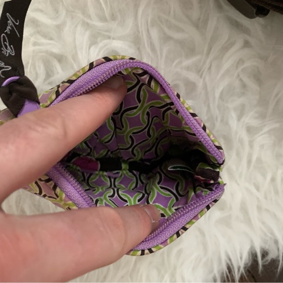 Vera Bradley backpack + bonus zipper coin pouch pre-loved condition English Rose - Picture 10 of 11